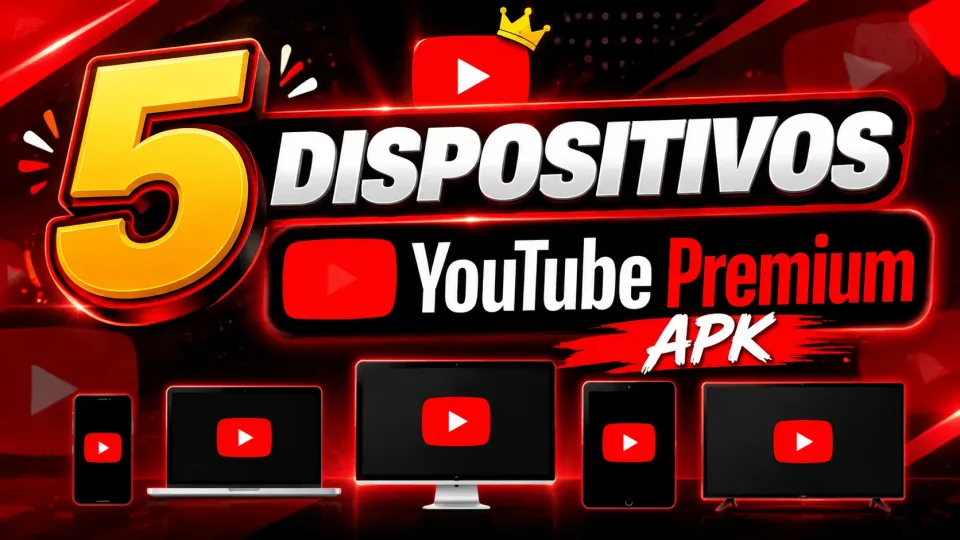 YOUTUBE APK 5 DISPOSITIVOS