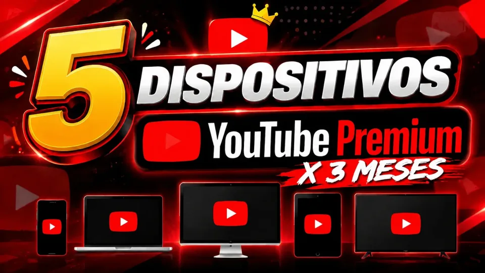 YOUTUBE 3 MESES -5 DISPOSITIVOS APK