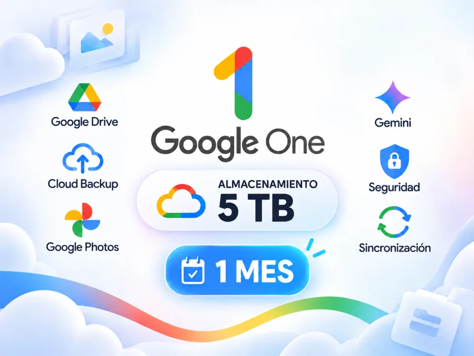 GOOGLE ONE 1 MES