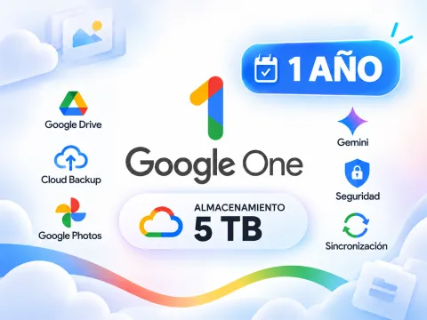 GOOGLE ONE 1 AÑO