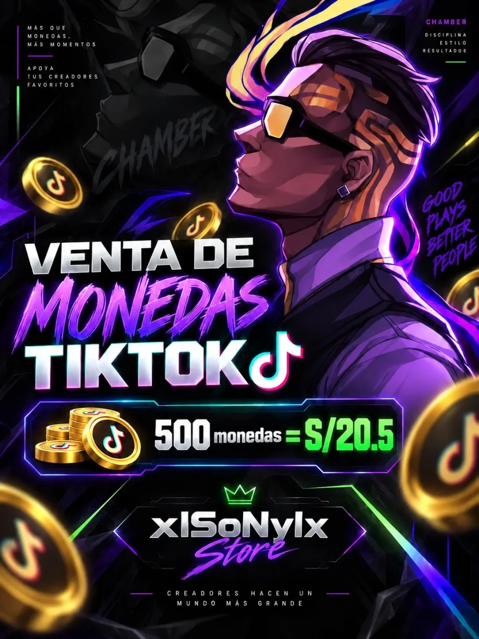 MONEDAS DE TIK TOK