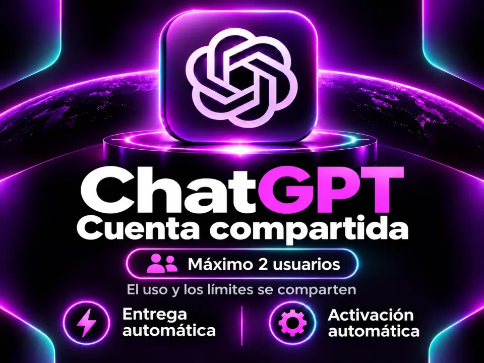 🤖 ChatGPT Plus/Team— Cuenta compartida